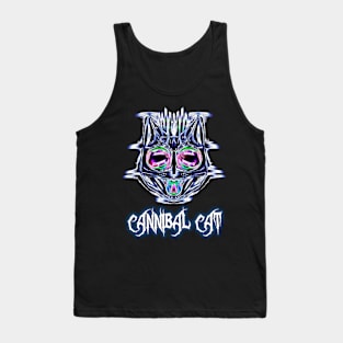 Psychedelic Cannibal Cat Tank Top